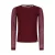 NoBell’ semi-transparante blousetop – donkerrood