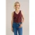 We Fashion Blouse Burgundy Red