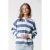 Colourful Rebel longsleeve met backprint blauw