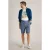 White Stuff Linen Chino Short Mid Blue