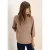 Cecil Dames Corduroy blouse met gespleten hals in Bruin