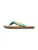 Brasileras Strand-/badschoen ‘Hibiscus Nudo’  geel / groen