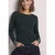 Longsleeve met ronde hals en kant