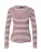 PIECES Shirt ‘PCRUKA’  wijnrood / wit