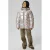 NAME IT KIDS winterjas – beige/roze/groen