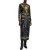 AllSaints Noushka Maxi Dress Black/gold