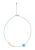 IZIA Ketting  beige / lichtblauw