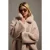 TRENDYOLMİLLA Dames Ecru Effen Lang, Oversized Jassen