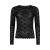 Ydence kanten top zwart