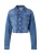ONLY Tussenjas ‘ONLHEATHER’  blauw denim