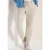 Mid Waist Slim Legs broek in Loose Fit