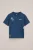 WE Fashion – Jongens T-shirt met patches – Regular fit – Donkerblauw – Katoen –