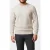 Calvin Klein Ls Textured Cotton Sweater Snow Heather