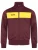 LONSDALE Sweatvest ‘Alnwick’  geel / bourgogne