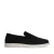Manfield suède loafers zwart