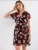 Bigdart Jurk  beige / bourgogne / zwart