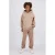 Raizzed hoodie met backprint – bruin