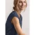 Shirt met afhangende schouders en elastische zoom