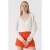 Geborduurde Textuur V-hals Blouse