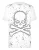 T-Shirt Ronde Hals Skull&Bones