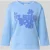 milano italy Sweatshirt van modalmix met 3/4-mouw