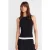 Mouwloze Ribbel Katoenen Blouse