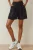 Hoge Taille Geplooide Lyocell Zachte Touch Shorts
