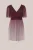 WE Fashion Dames plisséjurk met glittergaren – Curve