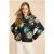 White Stuff Adele Reversible Linen Jacket Black Printed