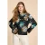 White Stuff Adele Reversible Linen Jacket Black Printed