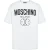 Moschino Milano Double Smiley Logo Wit T-shirt