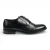 Klassieke zwarte Oxford-schoenen met neuskap en vetersluiting voor heren.