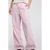 America Today wide leg low waist broek lichtroze