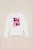 WE Fashion – Meisjes T-shirt met opdruk – Regular fit – Gebroken wit – Katoen –