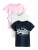 Superdry & Co Shirt  navy / rosa / wit