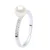 Ring Sieraden – Echte Gecultiveerde Zoetwaterparel Rond 7-8 mm