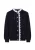 NAEMI Gebreid vest  zwart / wit