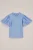 WE Fashion – Meisjes T-shirt met embroideries – Regular fit – Lavendel – Katoen –