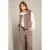 LOLALIZA teddy gilet – taupe