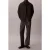 Calvin Klein Straight Wool Pinstripe Charcoal Heather