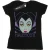 Li-cense Disney dames maleficent cropped head katoenen t-shirt