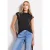 Street One Dames Basic shirt met col in Blauw