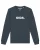 Watapparel Sweatshirt ‘Oida’  antraciet / wit