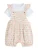 Next Tuinbroek  groen / pink / wit