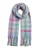 PIECES Sjaal ‘PCJILL’  lichtblauw / groen / pink / wit