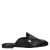 Tamaris imitatieleren slippers zwart