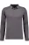 RAGMAN Soft Knit Poloshirt lange mouw leisteen, Effen