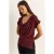Kraagloze Drapé Blouse
