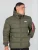 Alpha Industries Gewatteerde Hooded Puffer Alpha FD Jas Groen