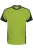 HAKRO 290 T-Shirt ronde hals kiwi/antraciet, Effen